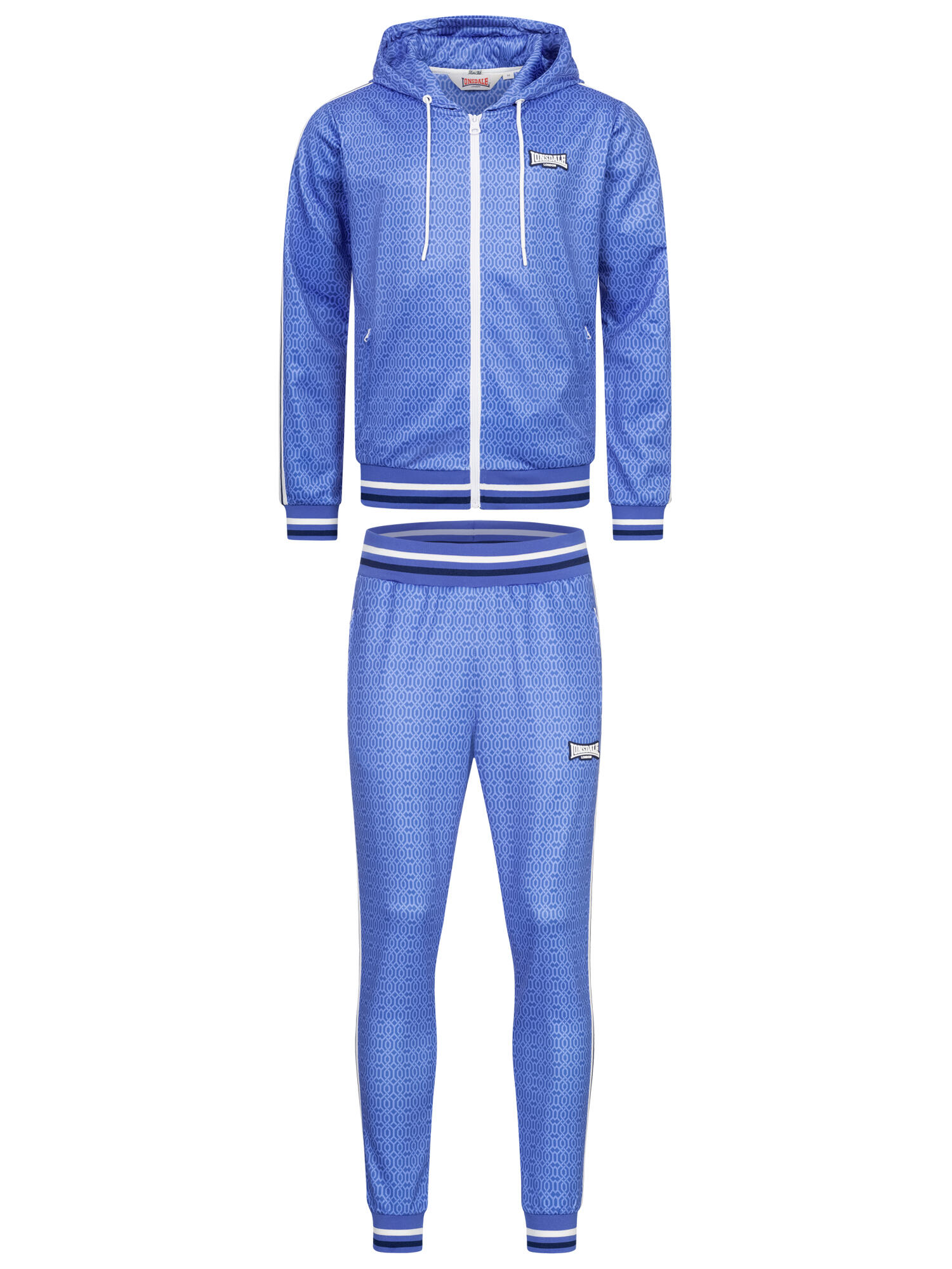 LONSDALE Heren trainingspak met capuchon slim fit KETTINGSPOOR 2/7