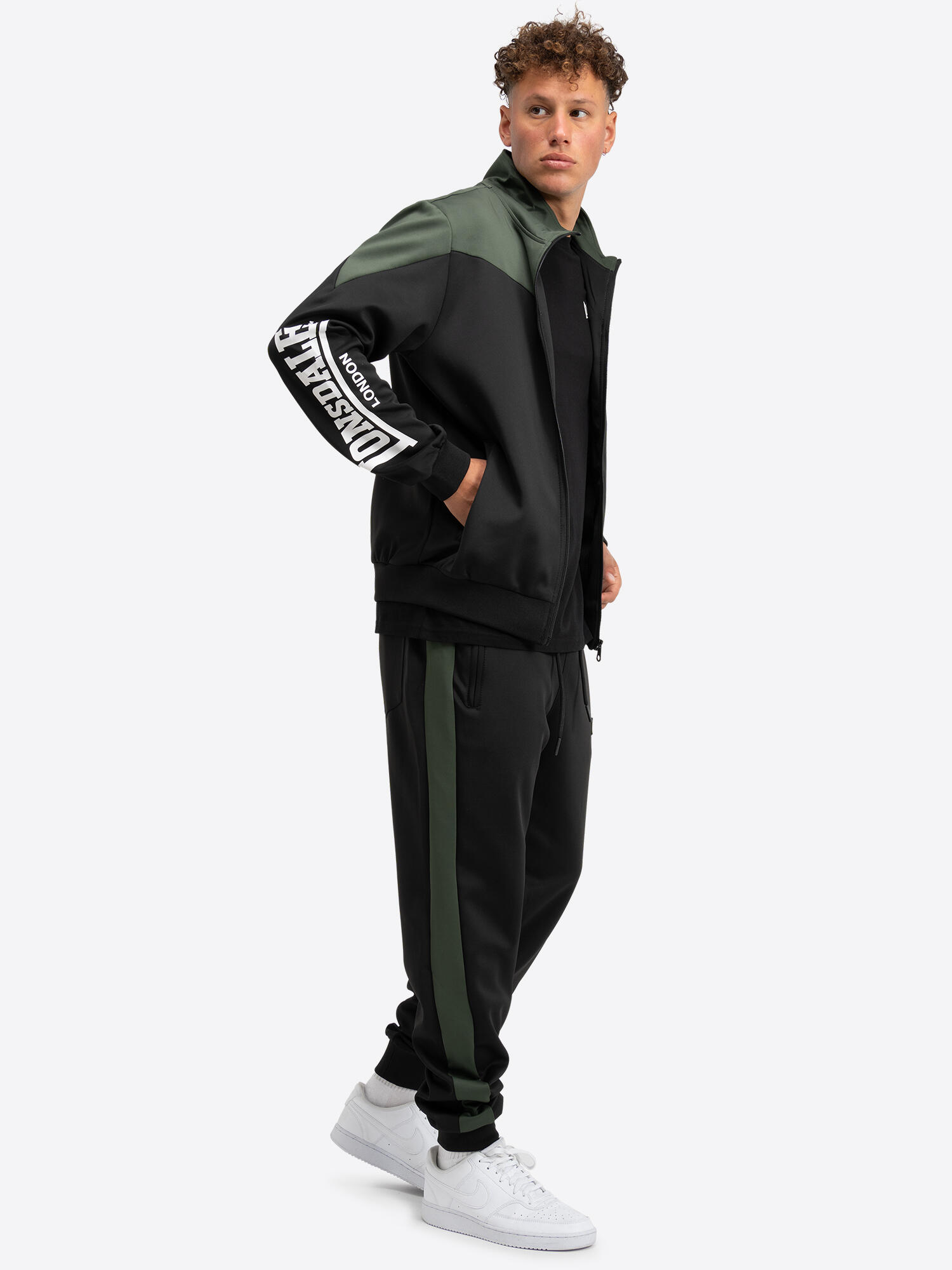LONSDALE Herren Trainingsanzug normale Passform CAUNTON 3/7