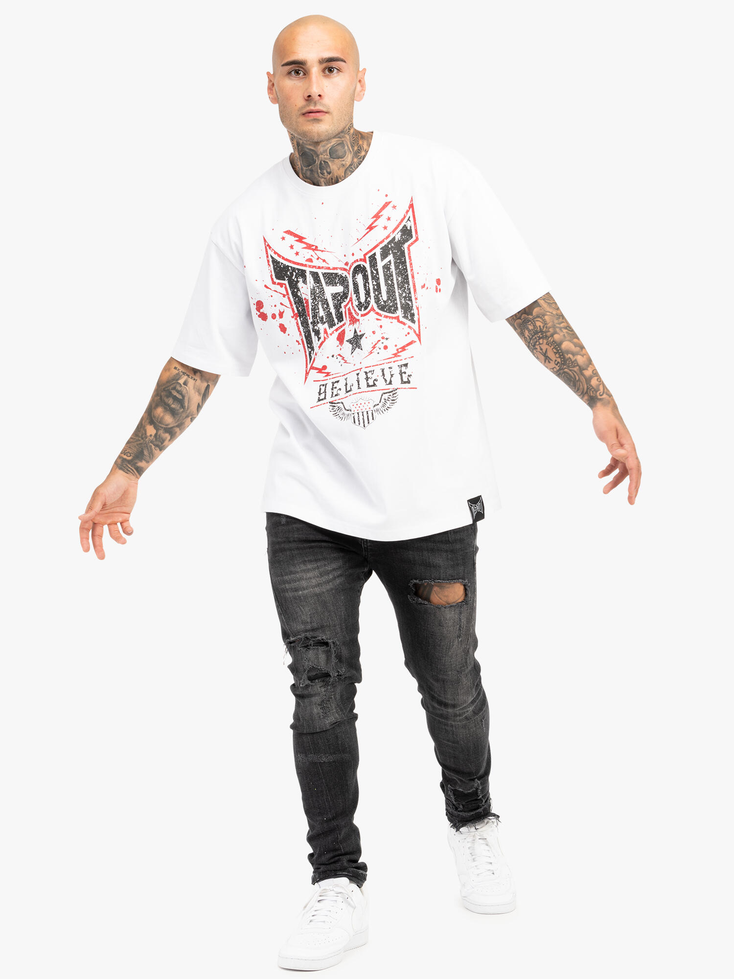 TAPOUT T-shirt oversized voor heren DOYLEN 3/7