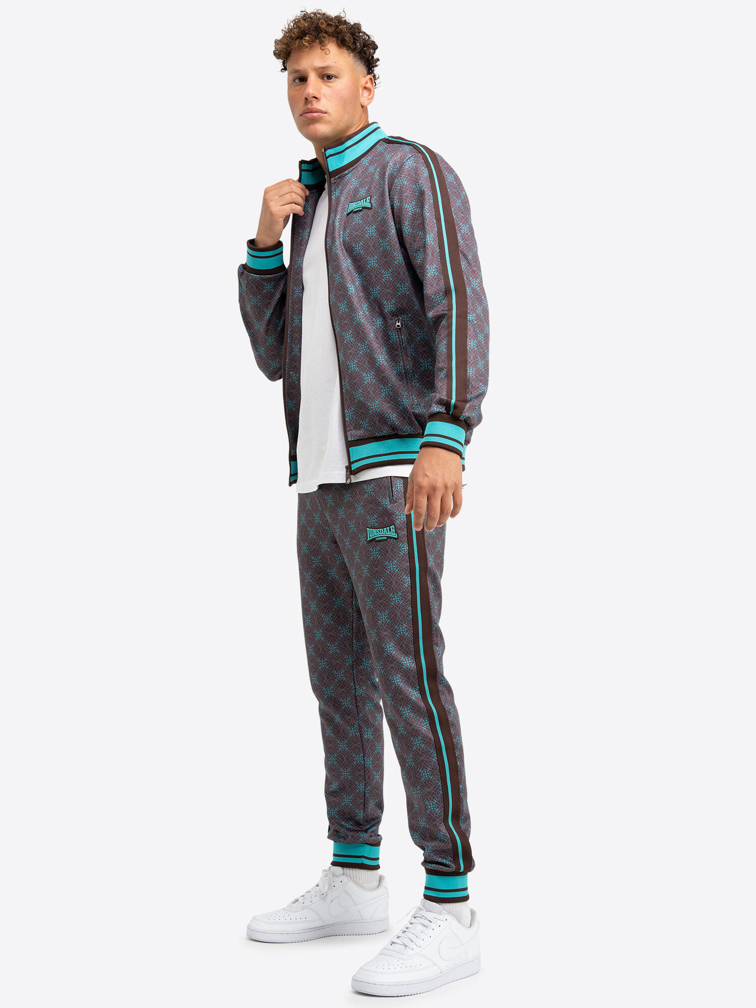 LONSDALE Heren trainingspak slim fit VOOR 8 3/7
