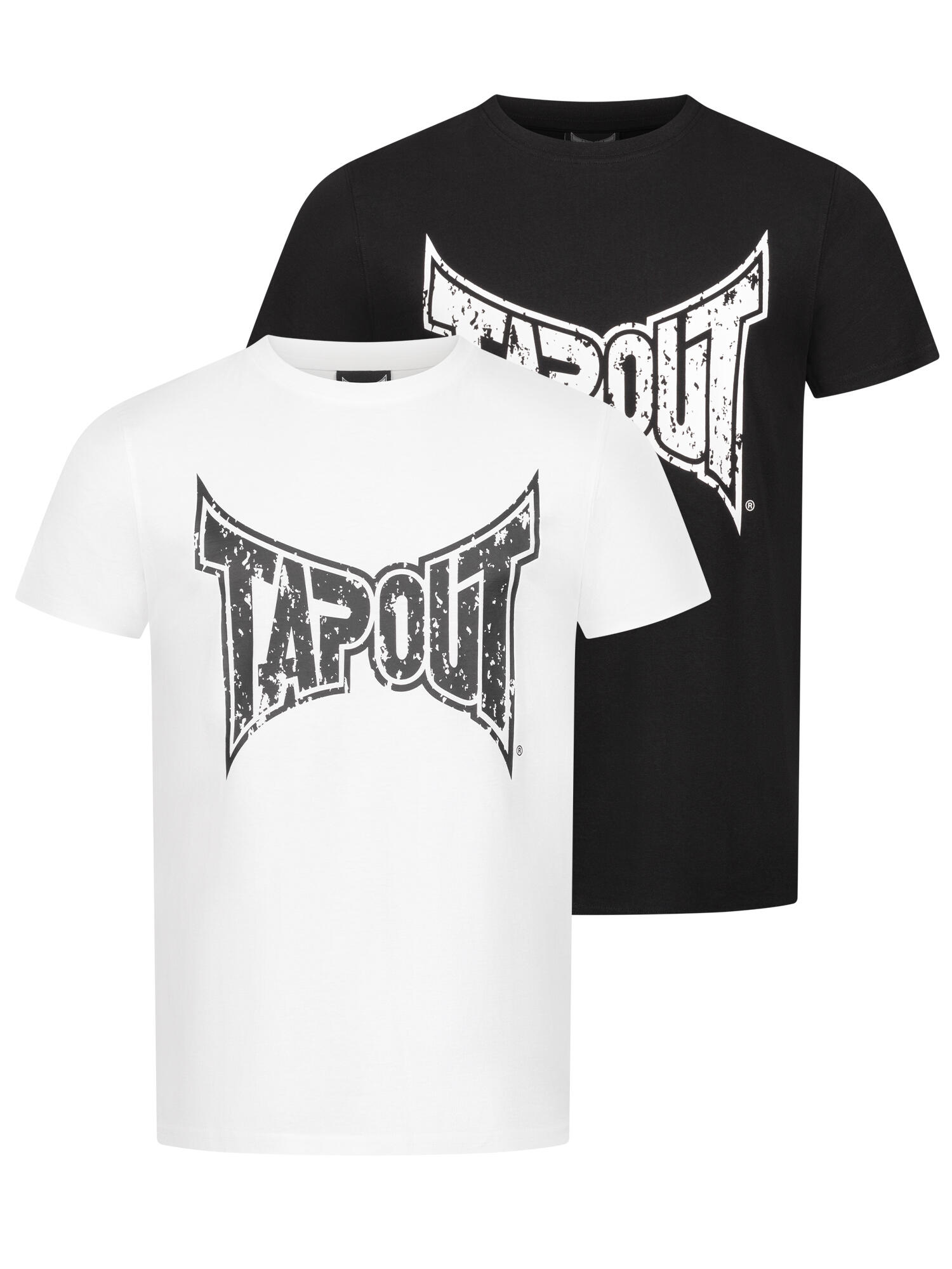 TAPOUT Herren T-Shirt normale Passform Doppelpack AMBOYN 2/6