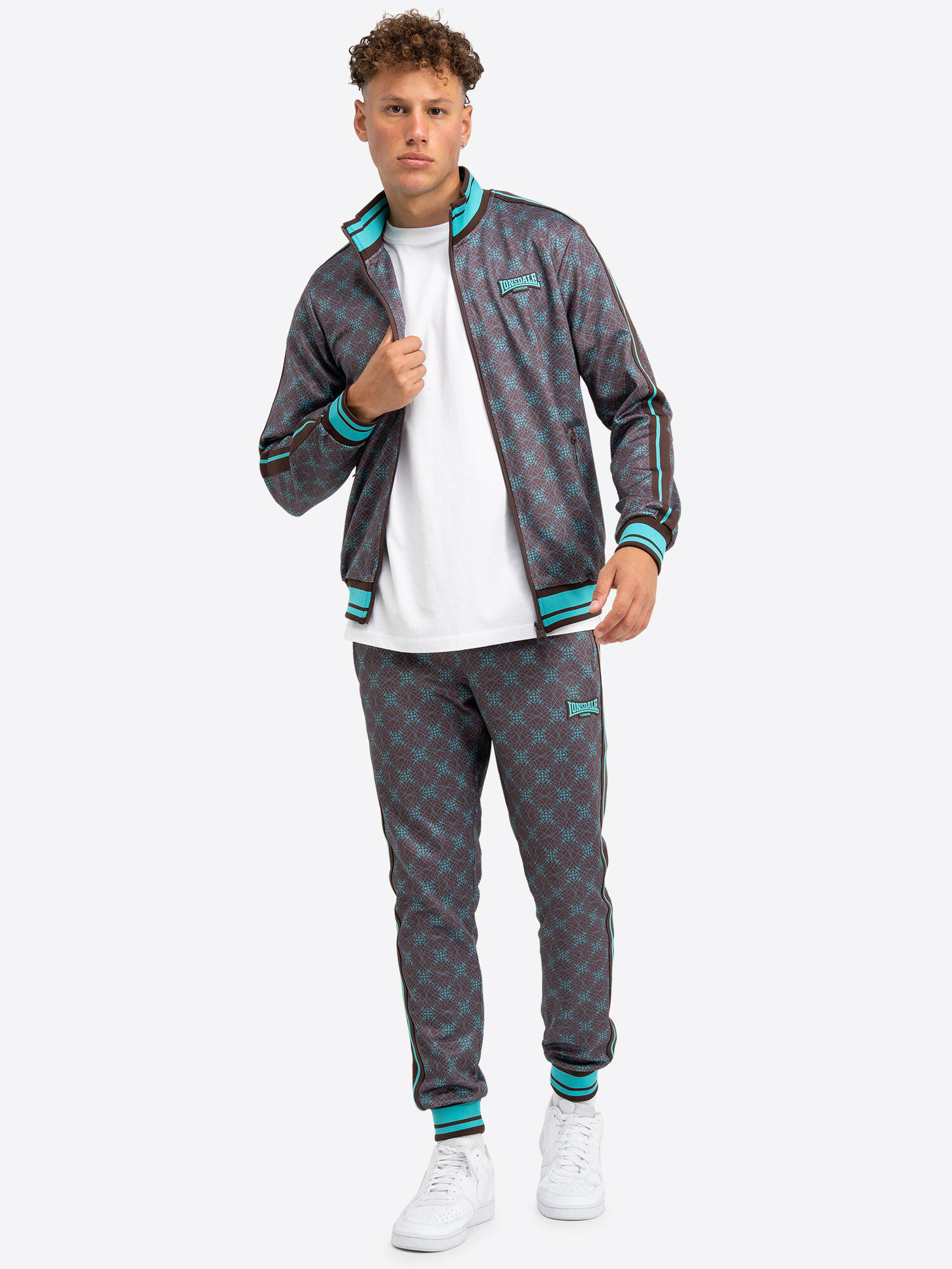 LONSDALE Heren trainingspak slim fit VOOR 8 4/7