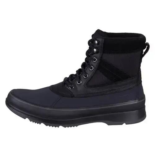 Buty do chodzenia męskie Sorel Ankeny Ii Boot Black Jet Suede Leather Textil 2/5
