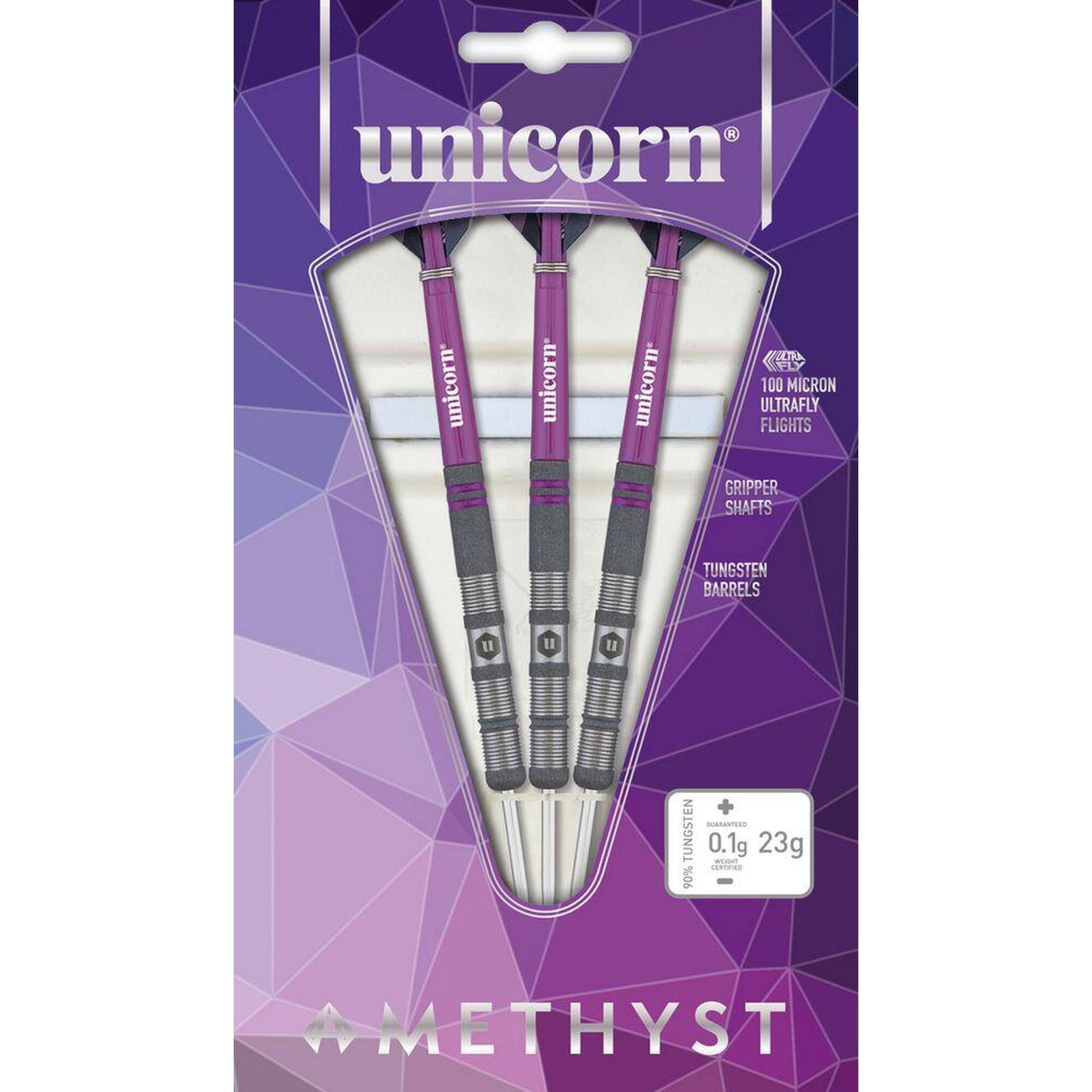 Sada steel šipek Unicorn Amethyst 1