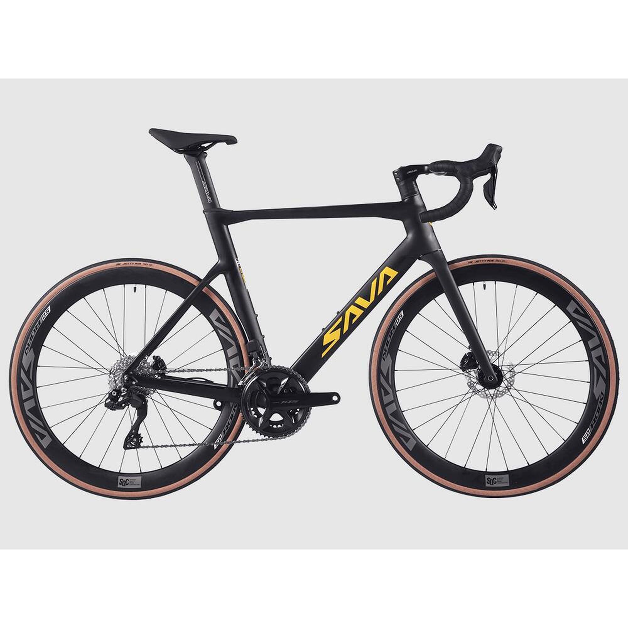 Sava - Velo Route Sava Vegur 8.0 - Vélo Route - Jaune|noir - 36 Xs - Decathlon