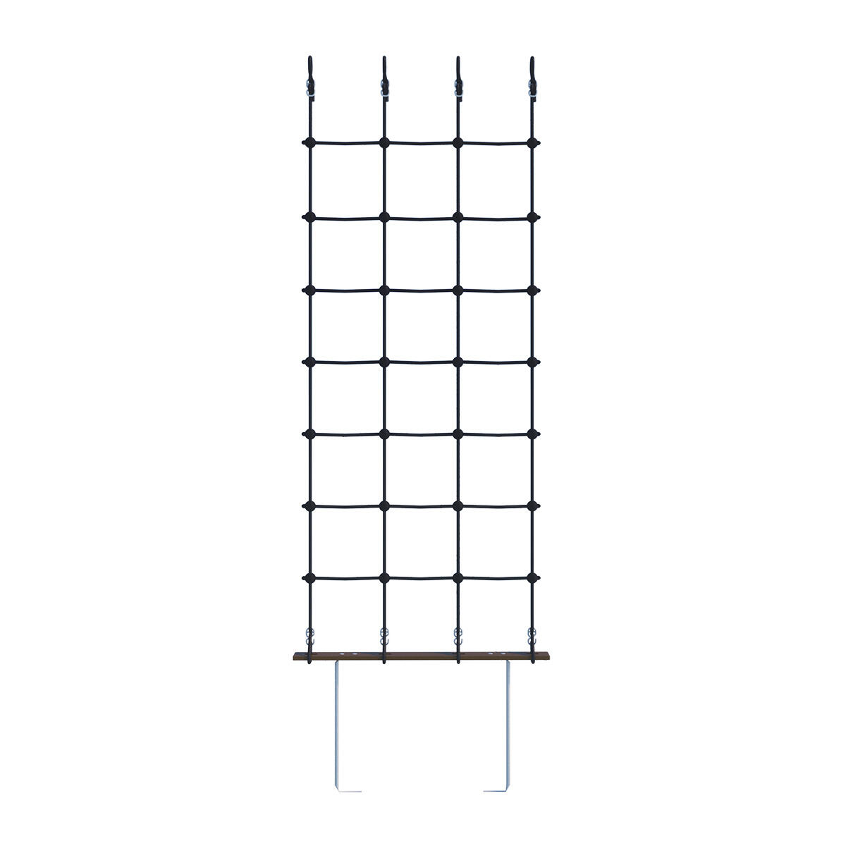 Jeflex - Filet D'Escalade 780 Noir Corde D'Escalade Extérieur - Poutre D'Escalade - Taille Unique - Decathlon