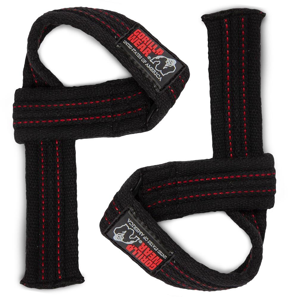 GORILLA WEAR Hardcore Lifting Straps - Nero
