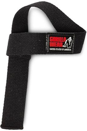 Non-Padded Lifting Straps - Schwarz