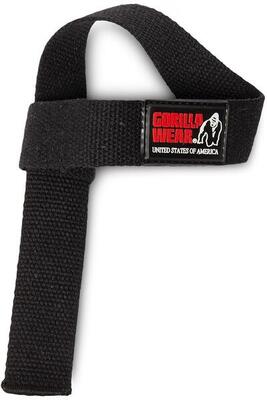 Non-padded lifting straps - zwart
