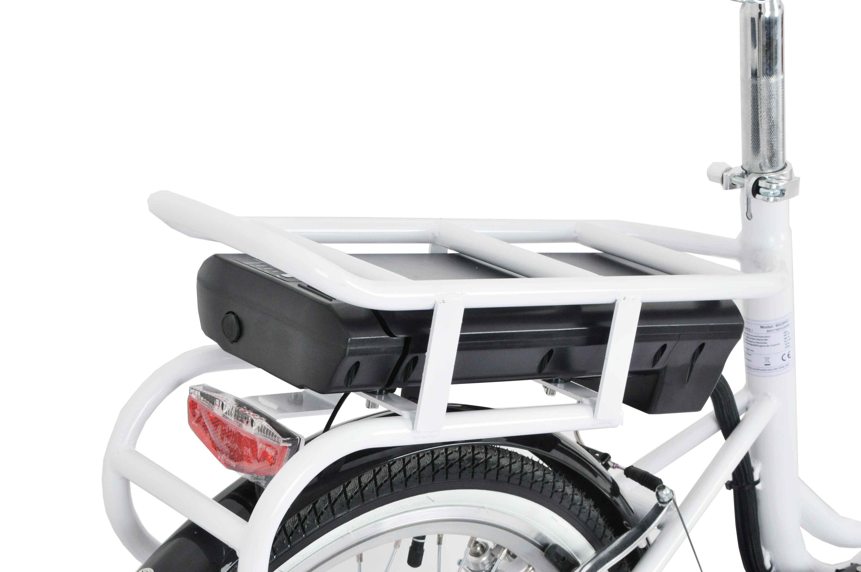 Pliant 20″ acier 7.8 ah Blanc 4/5