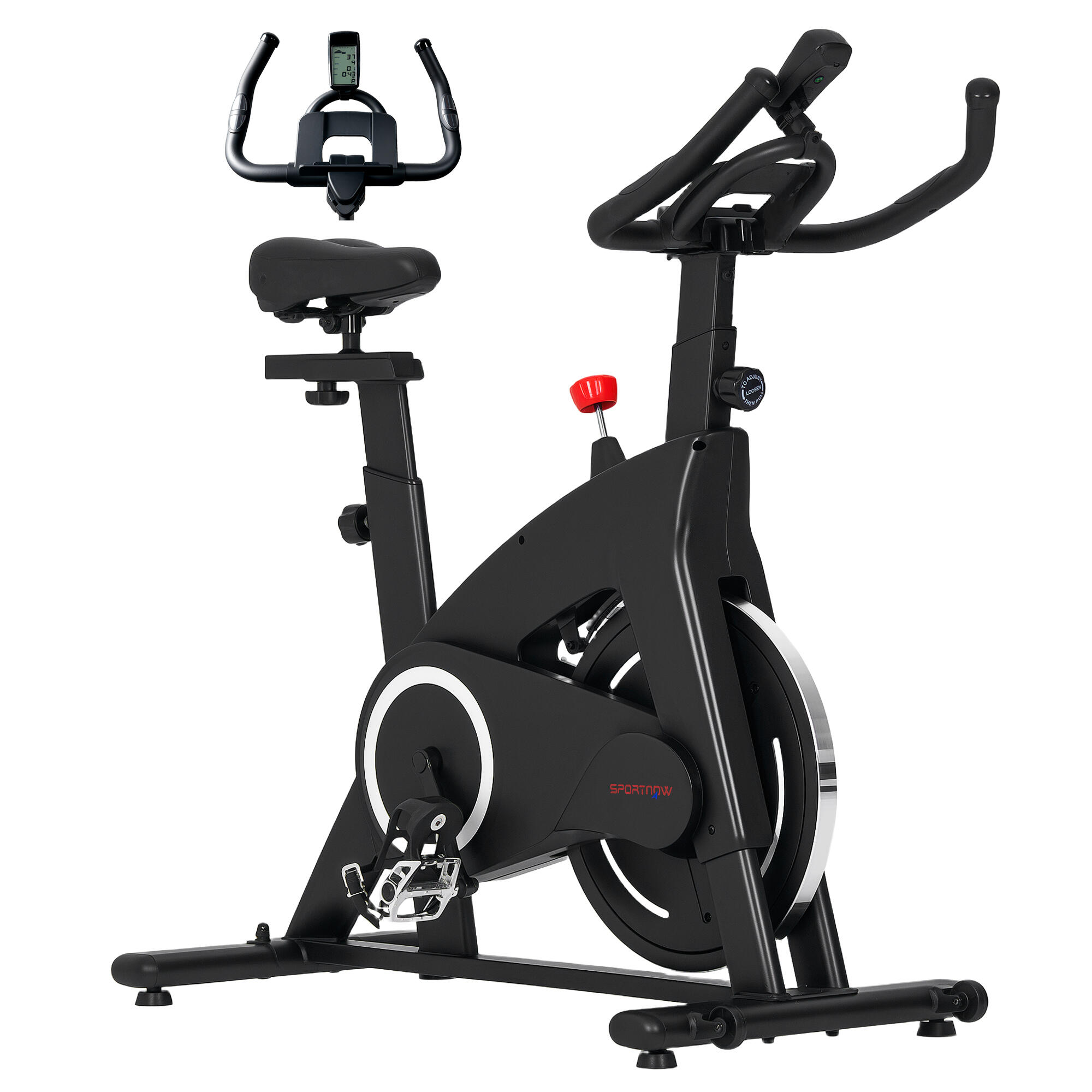 SPORTNOW Bicicleta Estática SPORTNOW 108x53x111 cm Negro