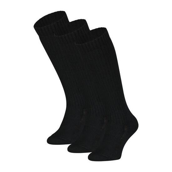 3 Paires de Chaussettes Montantes en Laine Mérinos avec Bordure Extra S39 39/42