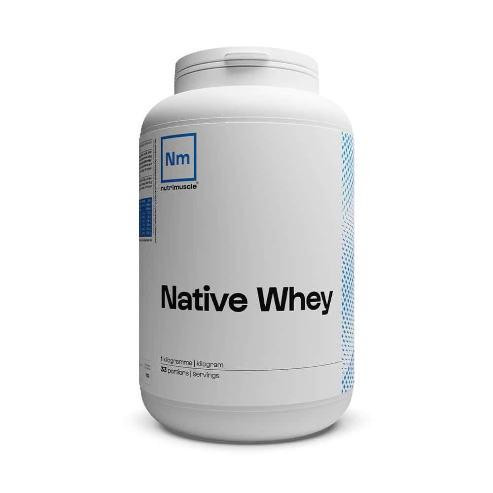 NUTRIMUSCLE Wei-isolaat - Wei-native Isolaat (1,2kg) - Neutraal