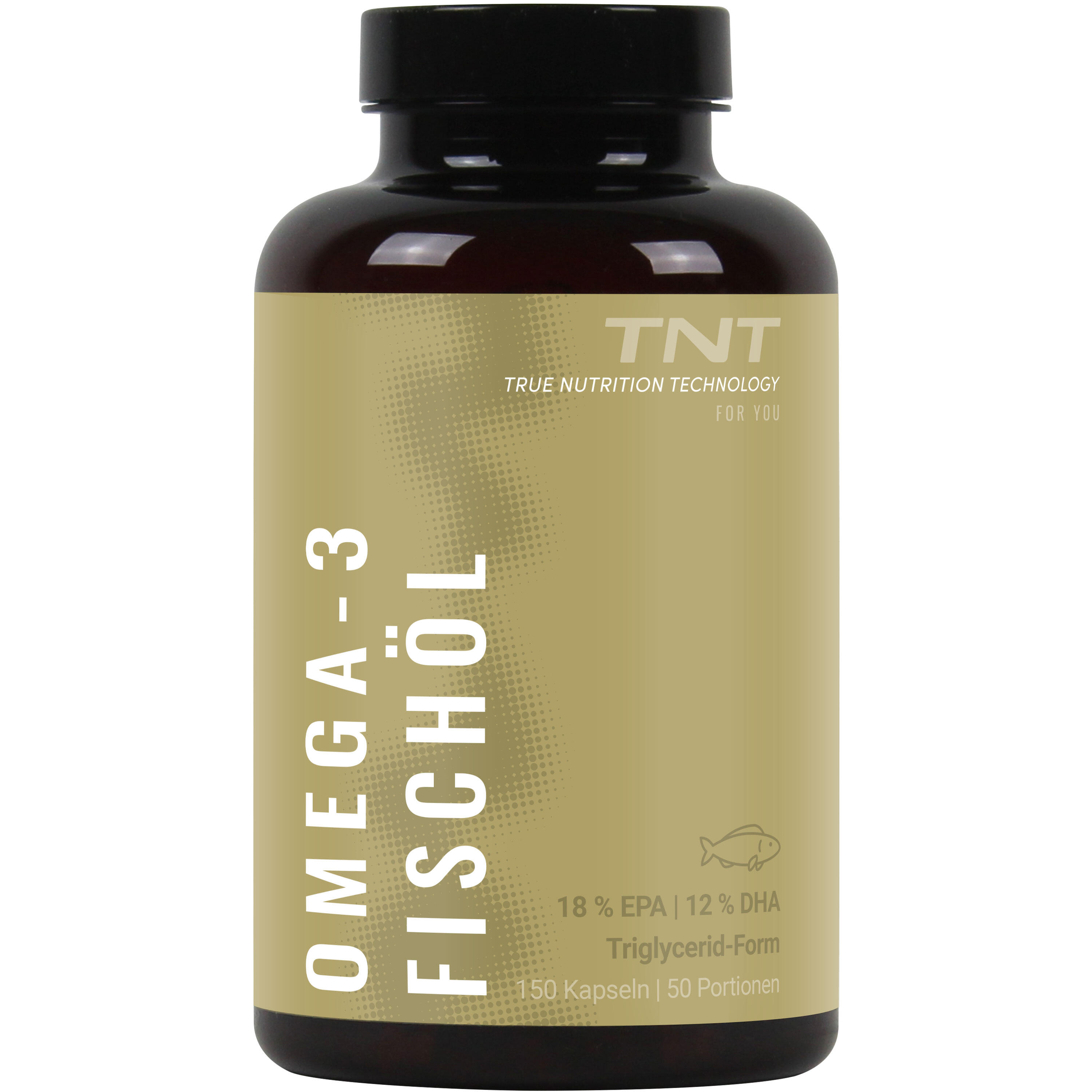 TNT Omega 3-TG - Hochdosiertes EPA/DHA, aus reinem Fischöl - 150 Kapseln