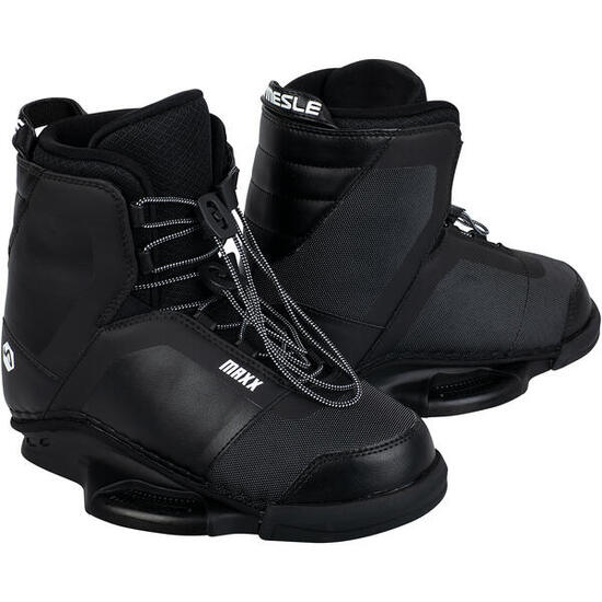 Wakeboard Bindung Maxx Closed-Toe Herren/Damen schwarz