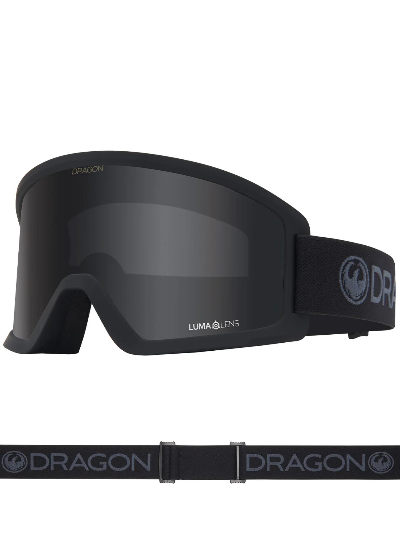 DRAGON Óculos de neve Dragon DX3 L OTG - Blackout Lumalens Lente Escura de Fumo