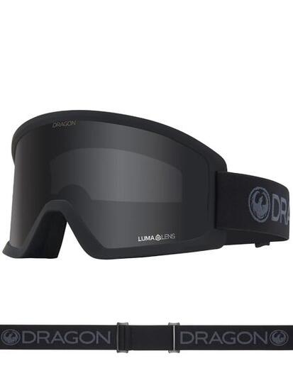 Dragon DX3 L OTG Blizzard-bril - Blackout Lumalens donkere rooklens