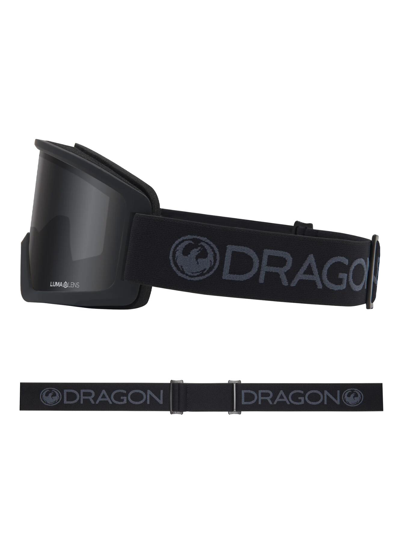 Gafas de ventisca Dragon DX3 L OTG - Blackout Lumalens Dark Smoke Lens 3/5