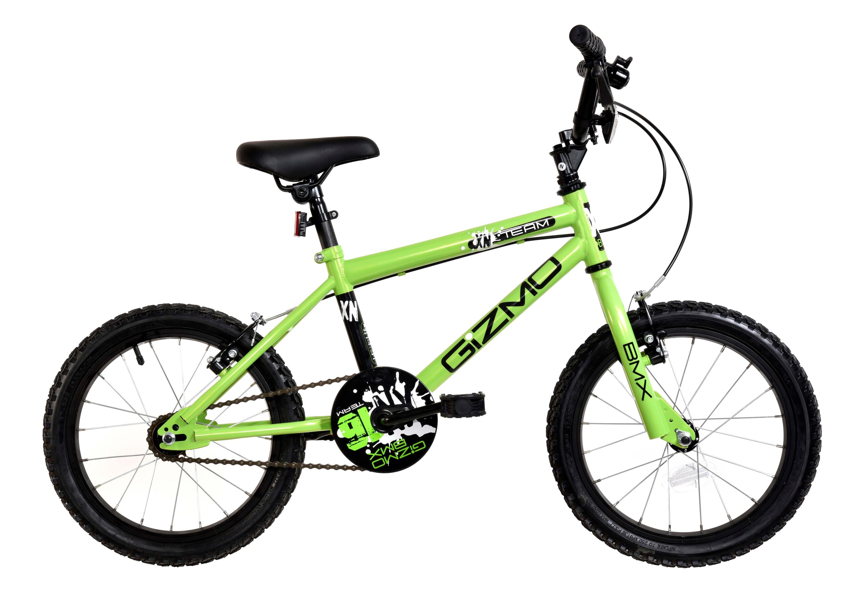 XN XN Gizmo 16In BMX Style Kids Bike - Lime Green