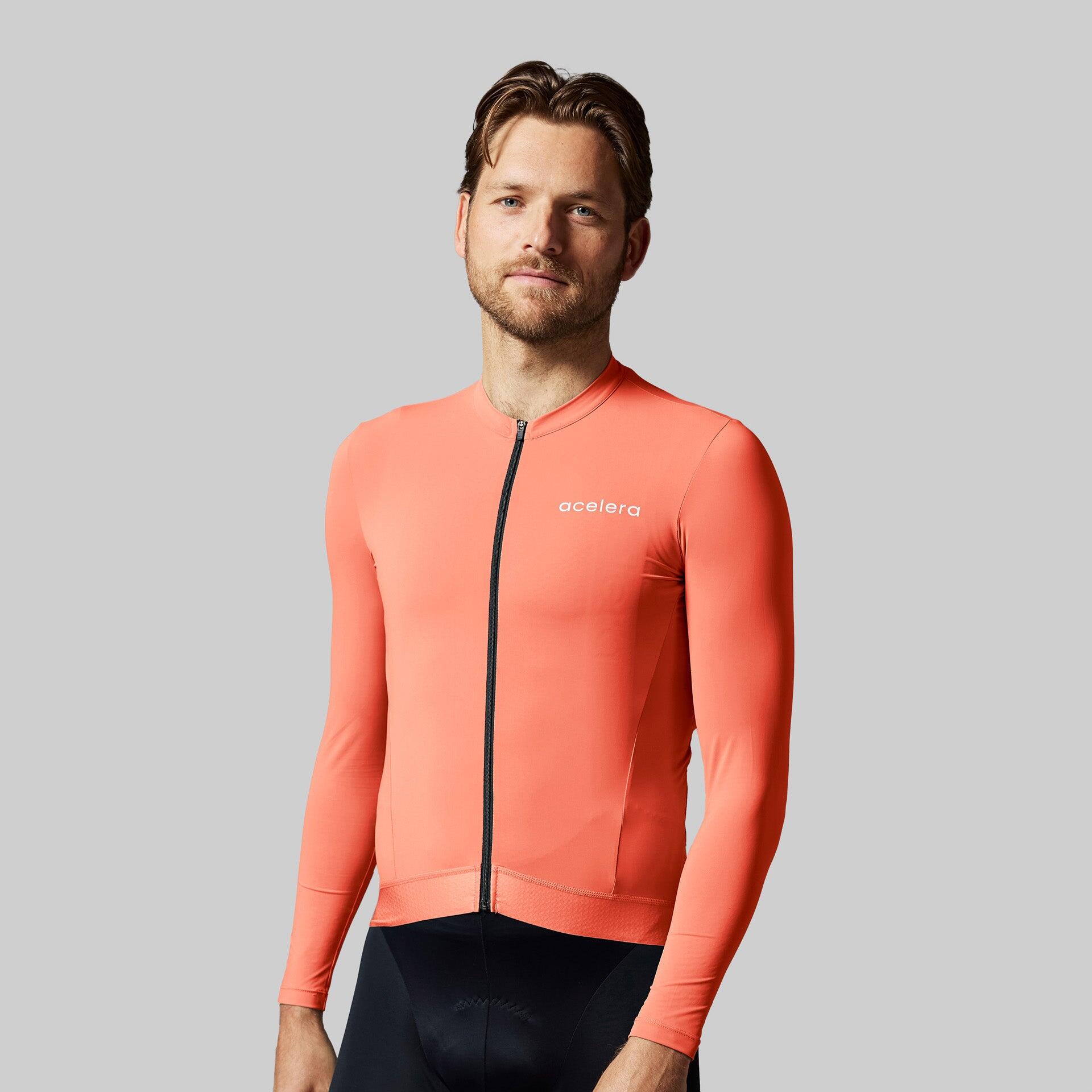 ACELERA Professional Pánský dres Letní Dlouhý rukáv Cyklistický Silniční