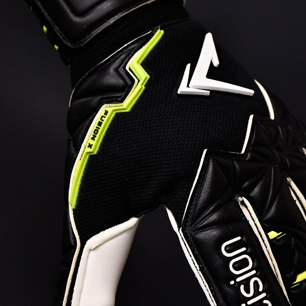 Precision Fusion X Pro Roll Finger Giga Goalkeeper Gloves 3/6