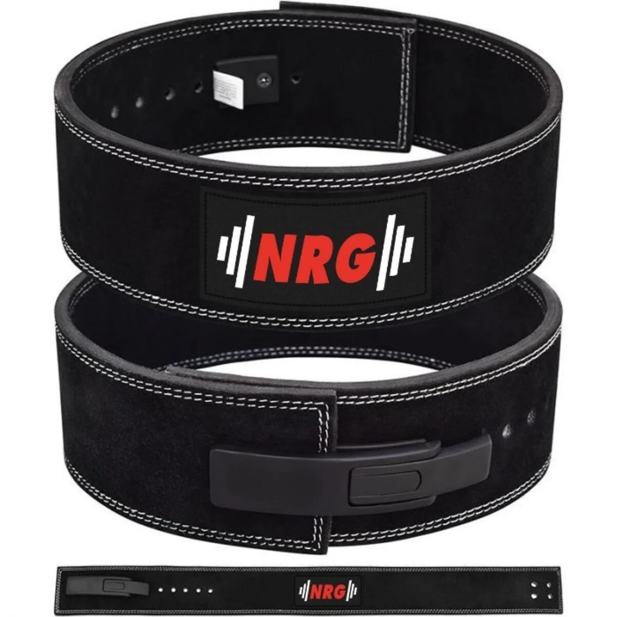Nrg Wellness - Ceinture Powerlift, 4", Avec Boucle À Levier - Taille: L - Ceinture Lombaire - Noir|rouge - 42 M/l - Decathlon