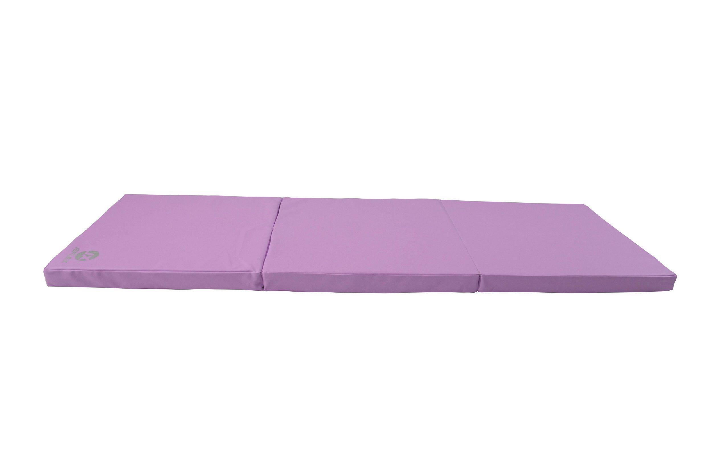 Turnmatte 180 x 60 x 6 cm lila Weichbodenmatte klappbar Jeflex 3/7