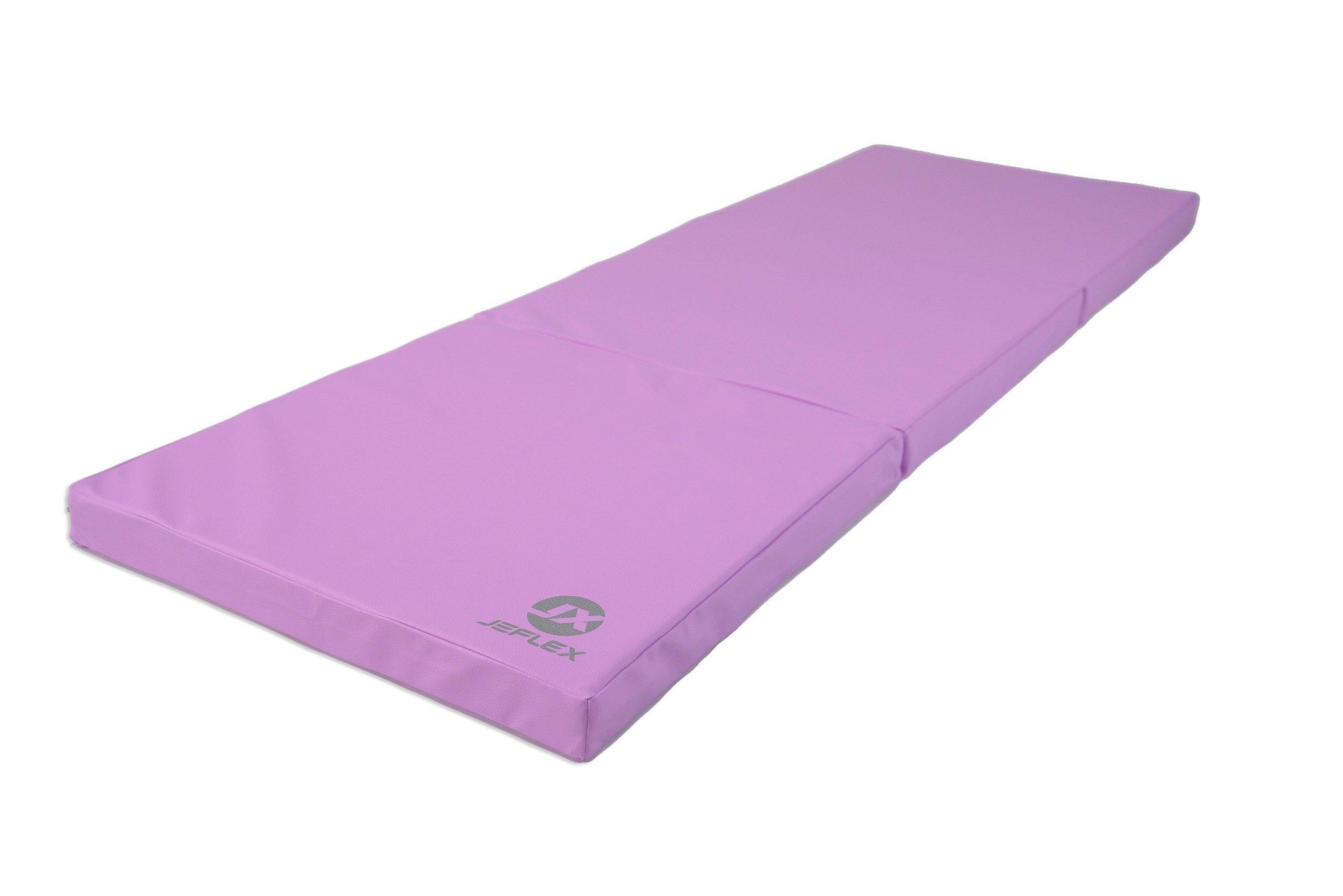Turnmatte 180 x 60 x 6 cm lila Weichbodenmatte klappbar Jeflex 6/7