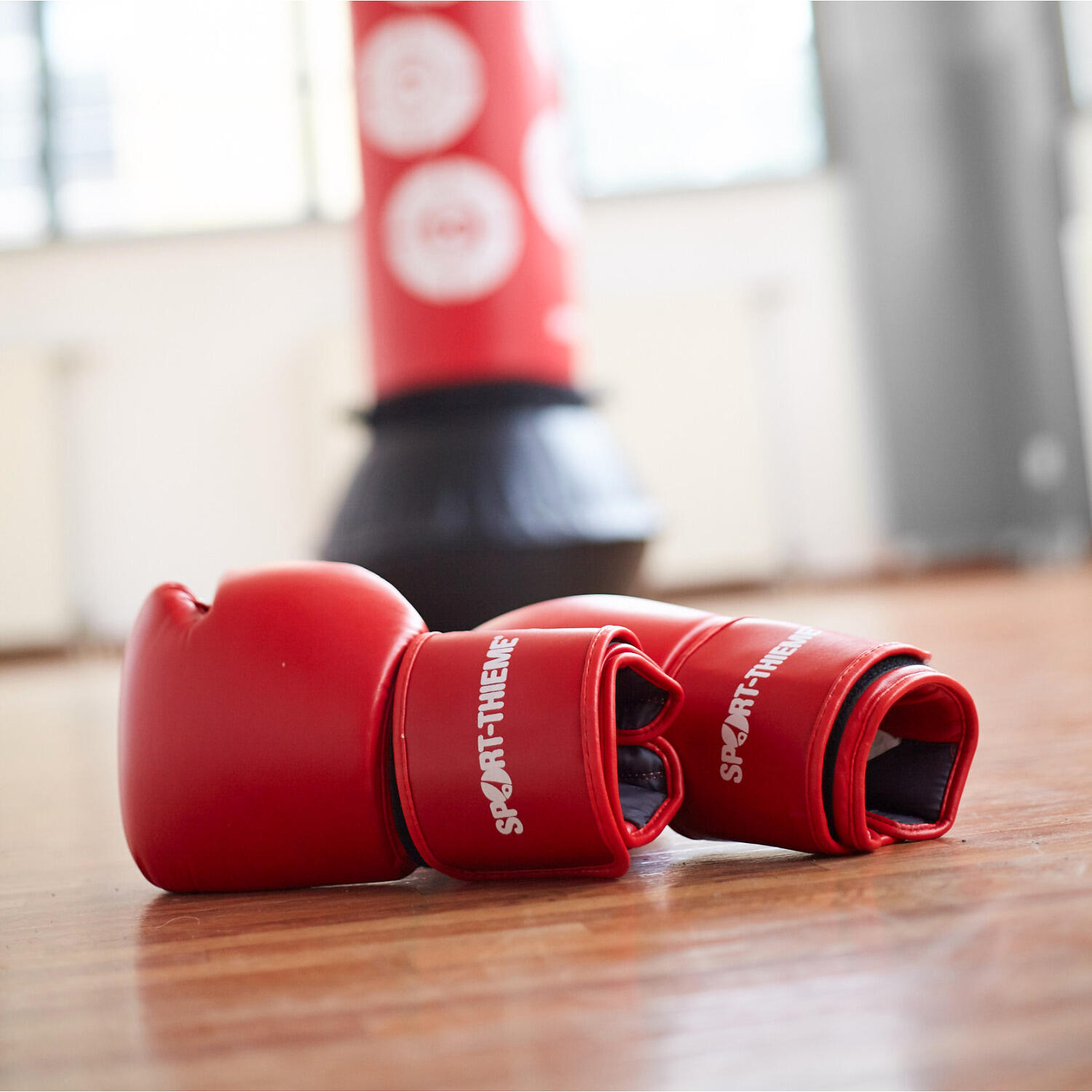 Boxhandschuhe Workout 10 oz. Boxen Unisex Rot 4/4