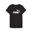 Tricou femei ESS METALLIC No. 1, Negru PUMA Black Metallic Silver
