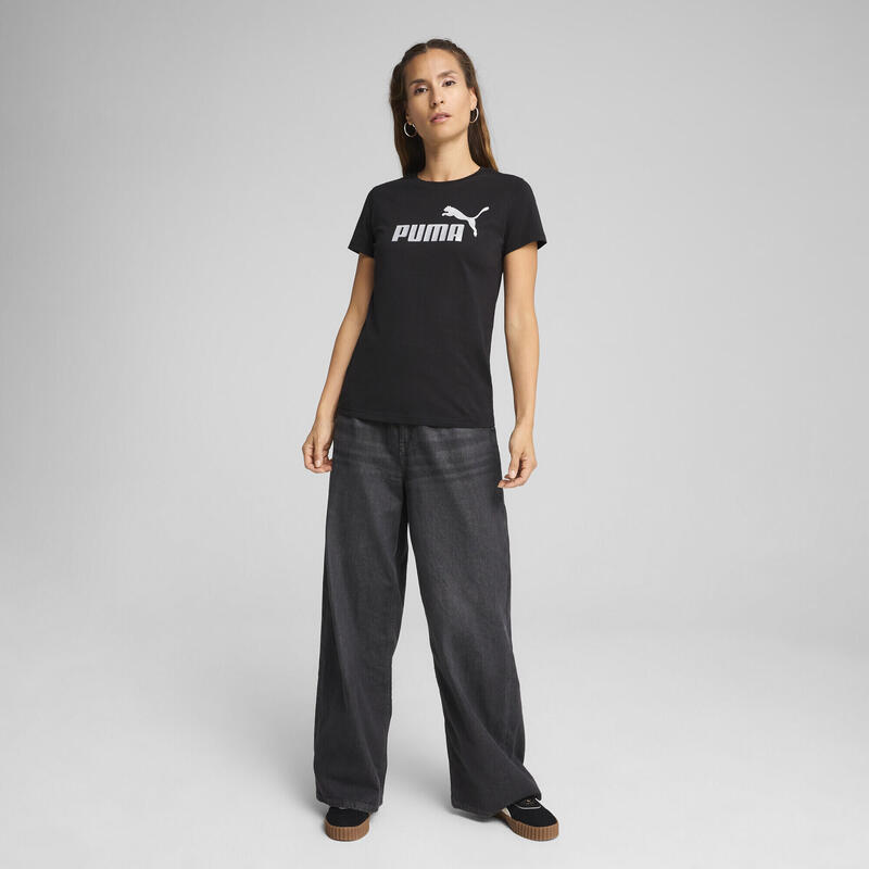 Tricou femei ESS METALLIC No. 1, Negru PUMA