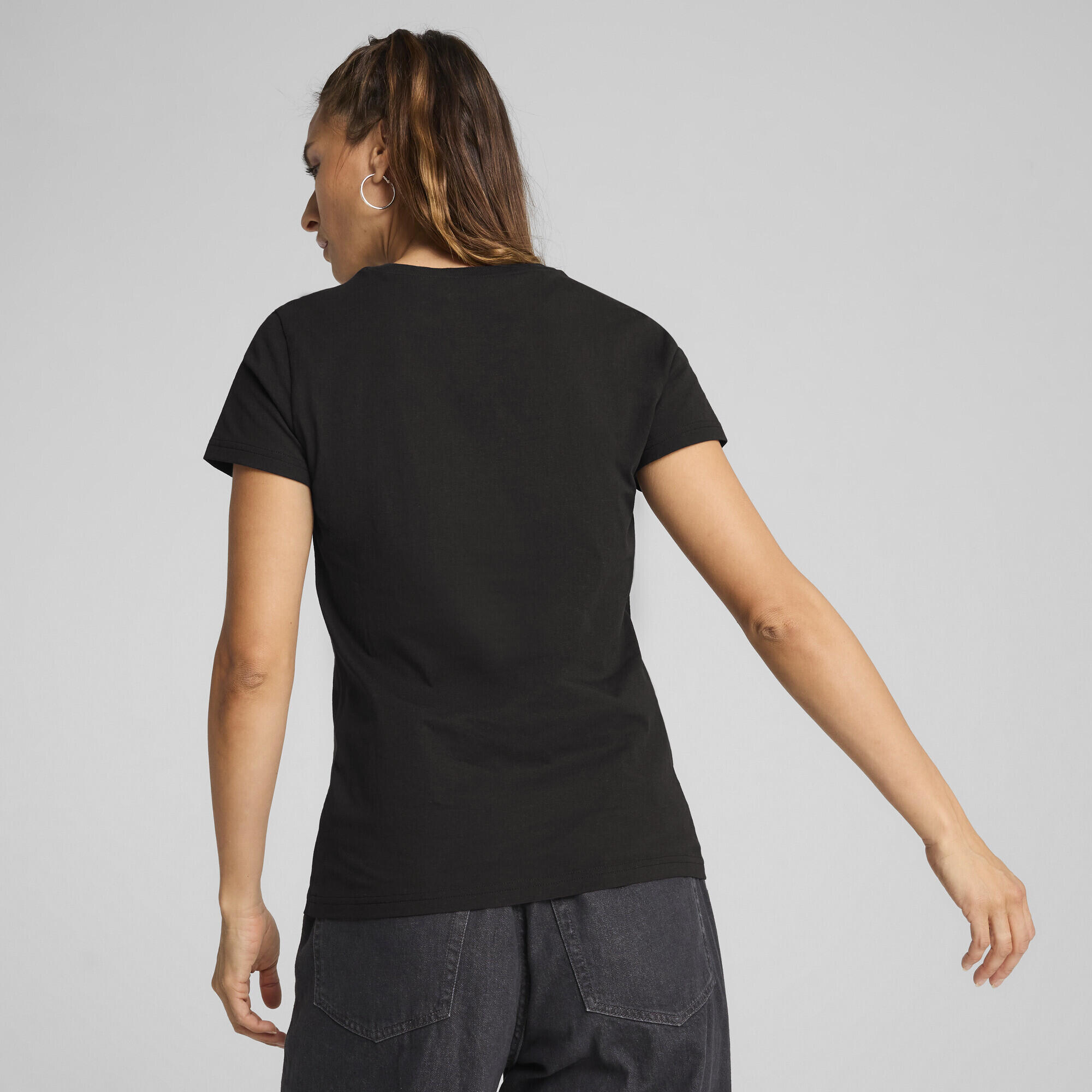 Camiseta Mulher Ess Metallic No. 1 Logo PUMA 3/7