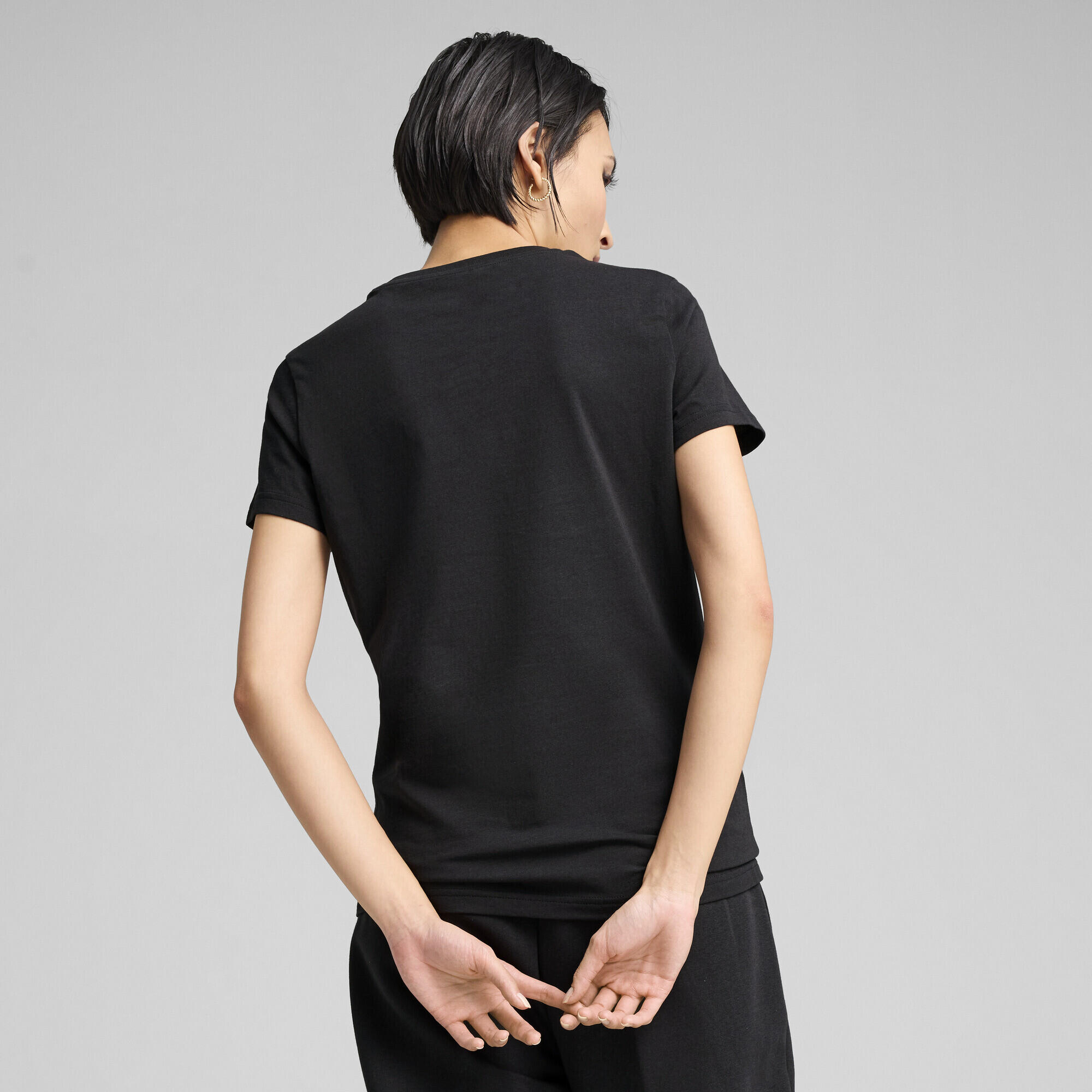 ESS METALLIC No. 1 Logo T-Shirt Damen PUMA 3/7