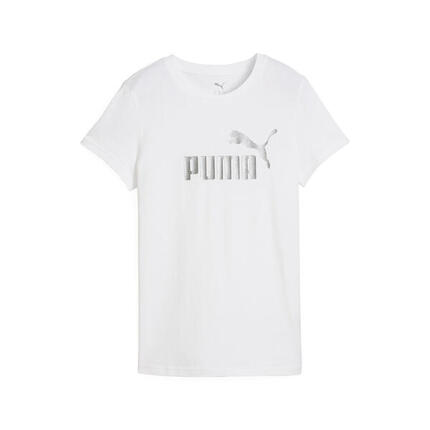 ESS METALLIC No. 1 Logo T-Shirt Damen PUMA