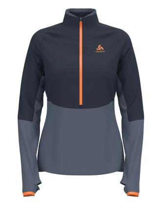 Bluza z półgolfem narciarska damska Odlo DESCENT CW 200 SL