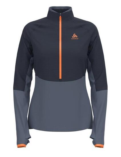 Bluza z półgolfem narciarska damska Odlo DESCENT CW 200 SL