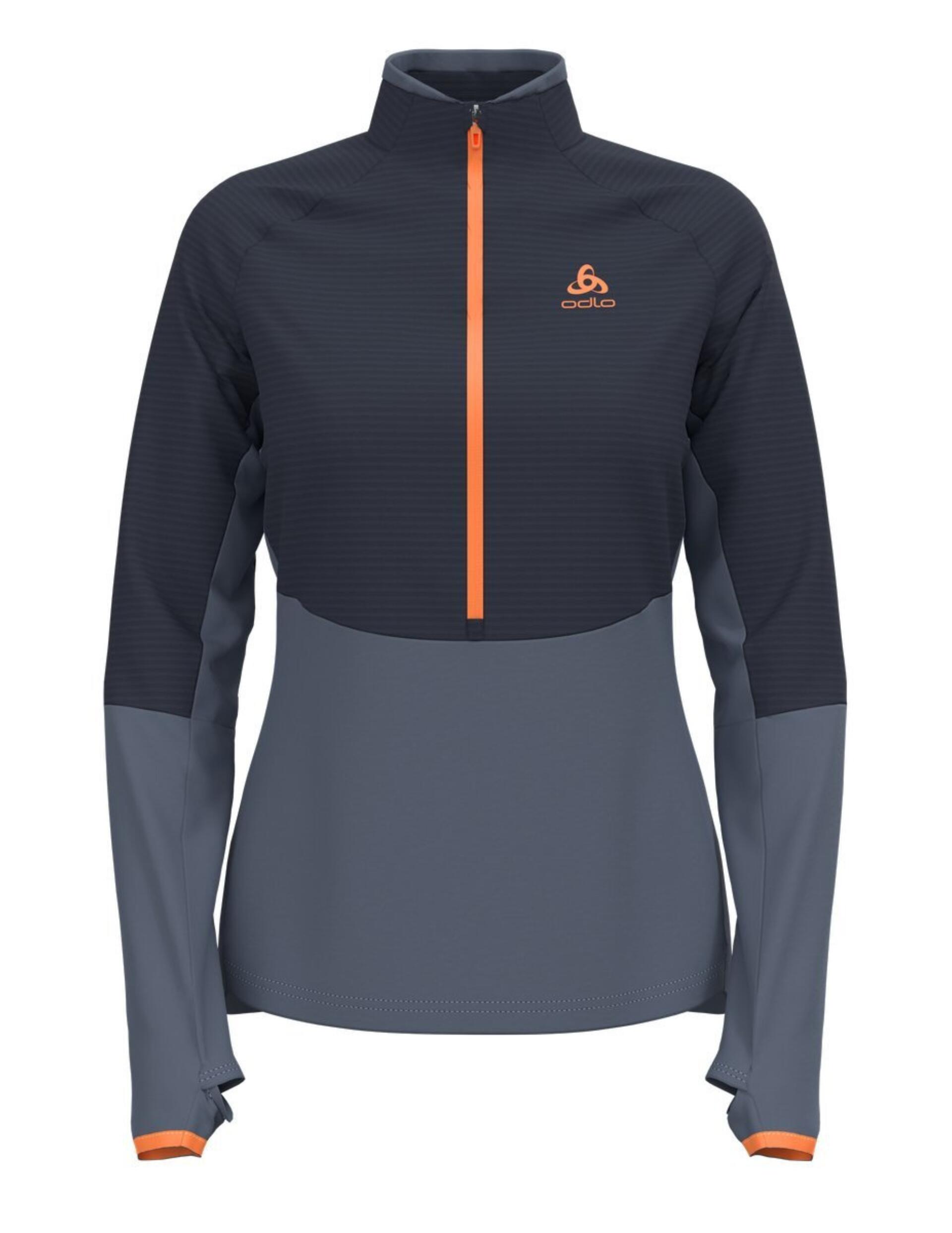 Bluza z półgolfem narciarska damska Odlo DESCENT CW 200 SL