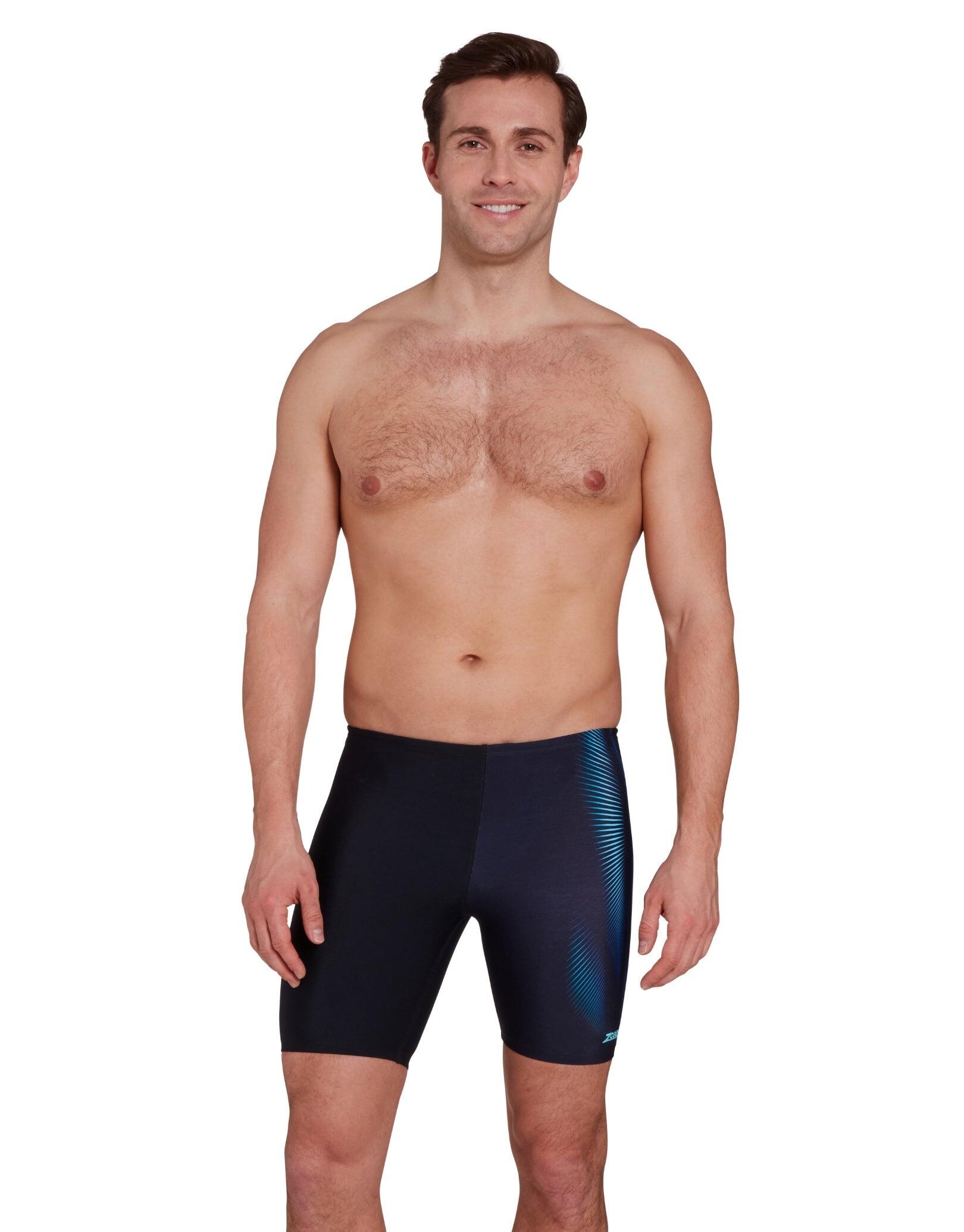ZOGGS Zoggs Extender Mid Swim Jammer - Black/Blue