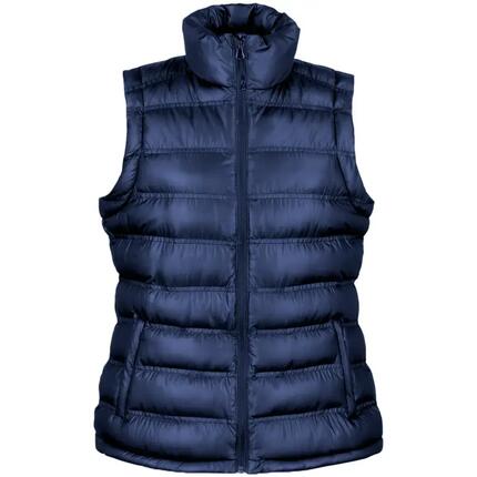 Ice Bird Gilet Coupevent Hydrofuge Femme (Bleu Marine)