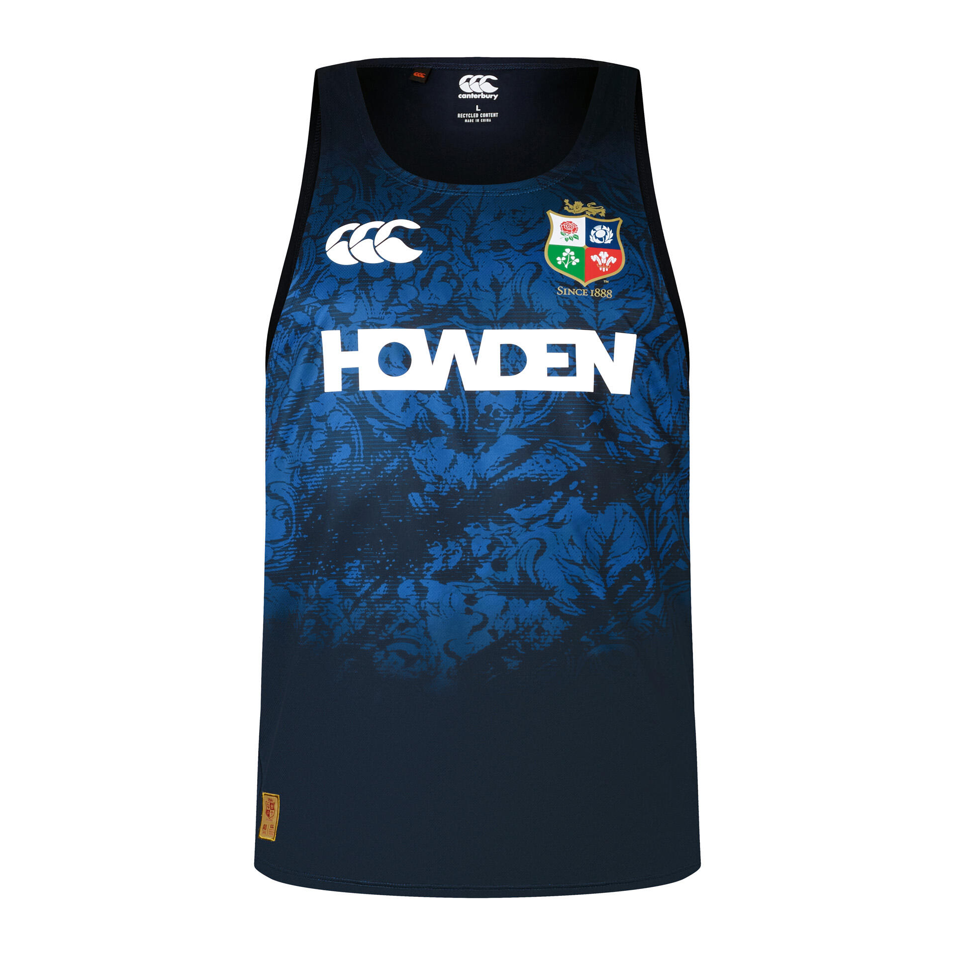 CANTERBURY British & Irish Lions 2025 Mens Poly Rugby Singlet