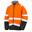 SAFEGUARD By Veste Softshell Homme (Orange Fluo / Noir)