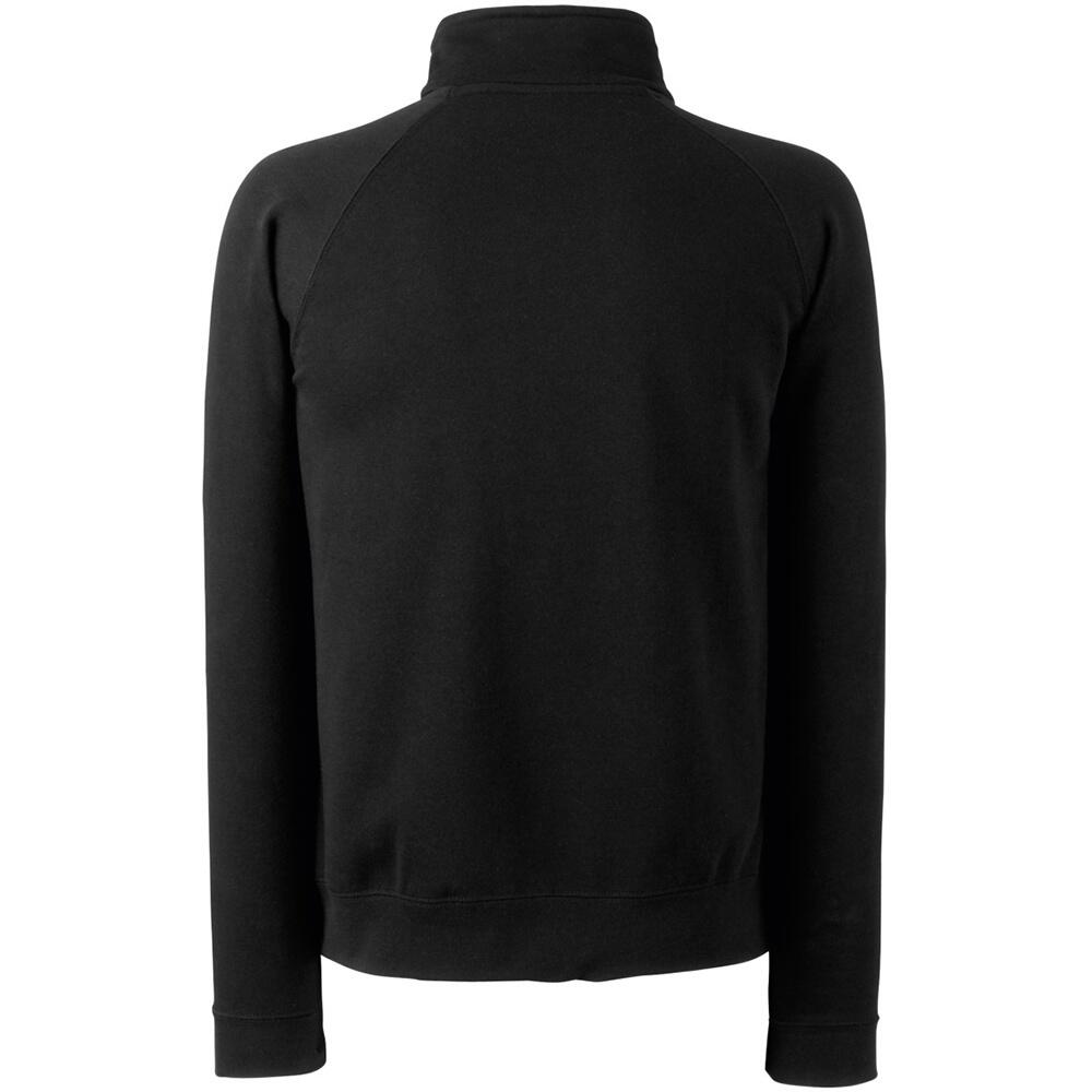 Mens Full Zip Sweat Jacket (Black) 2/2