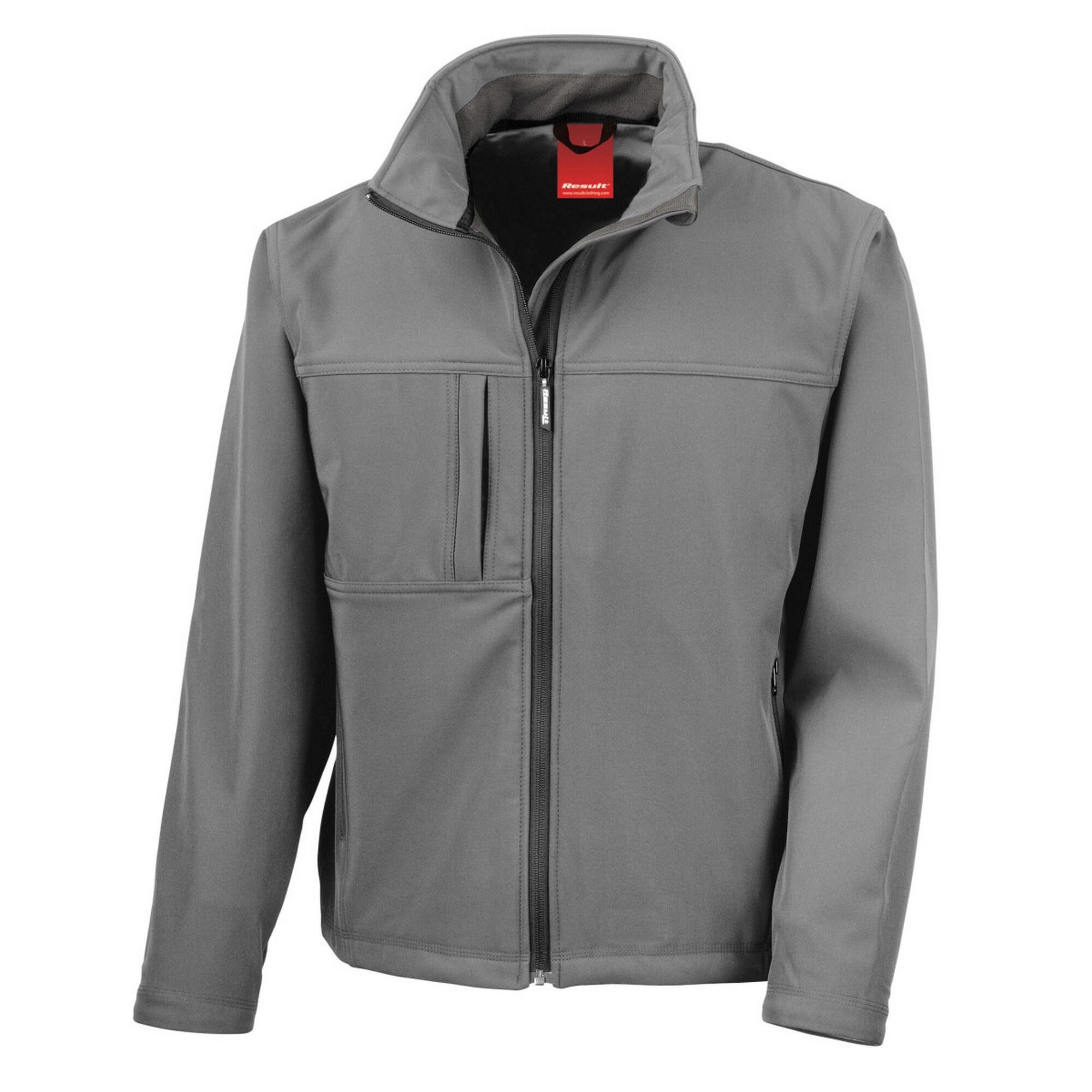 Mens Softshell Premium 3 Layer Performance Jacket (Waterproof, Windproof & 2/3
