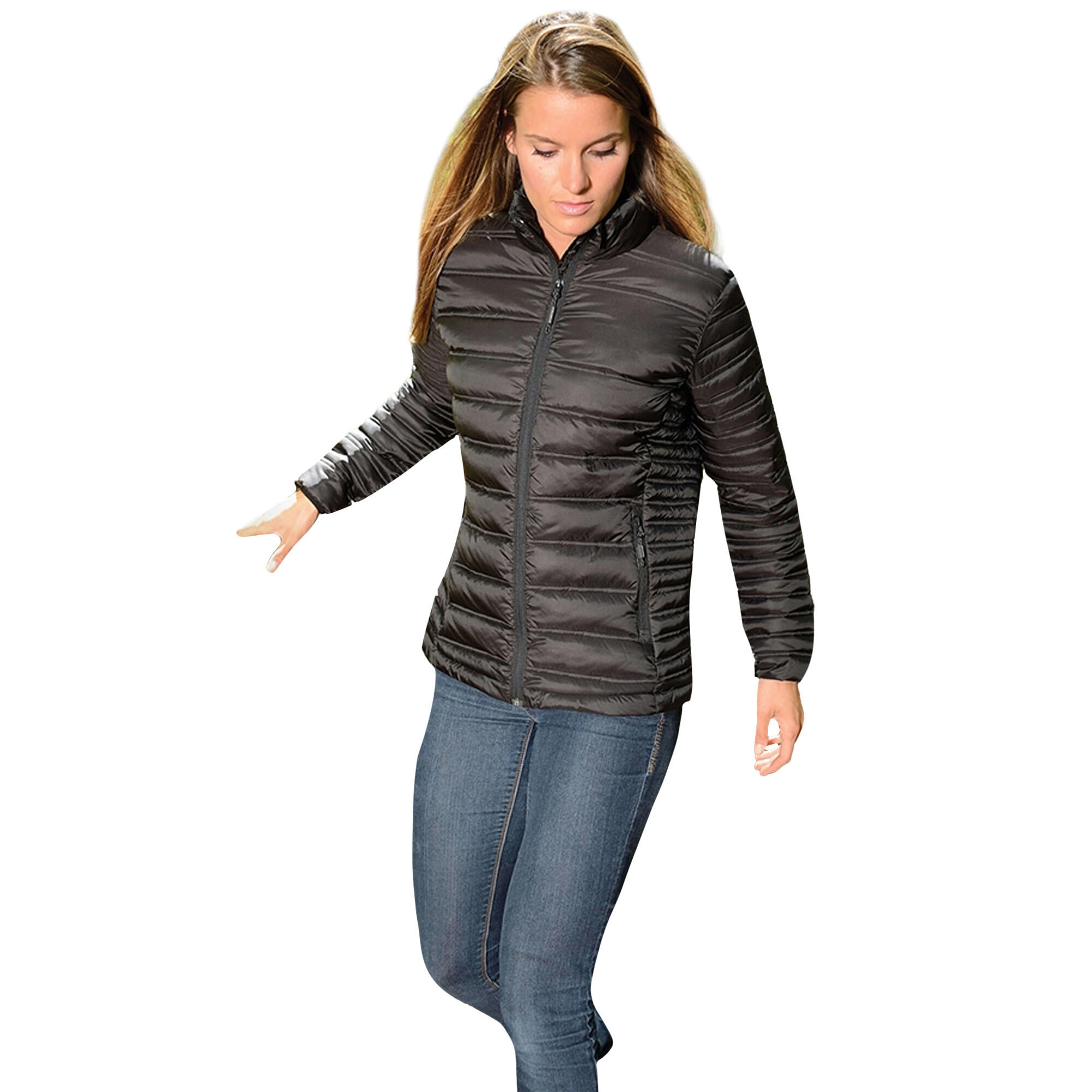 Womens/Ladies Basecamp Thermal Jacket (Black) 4/4
