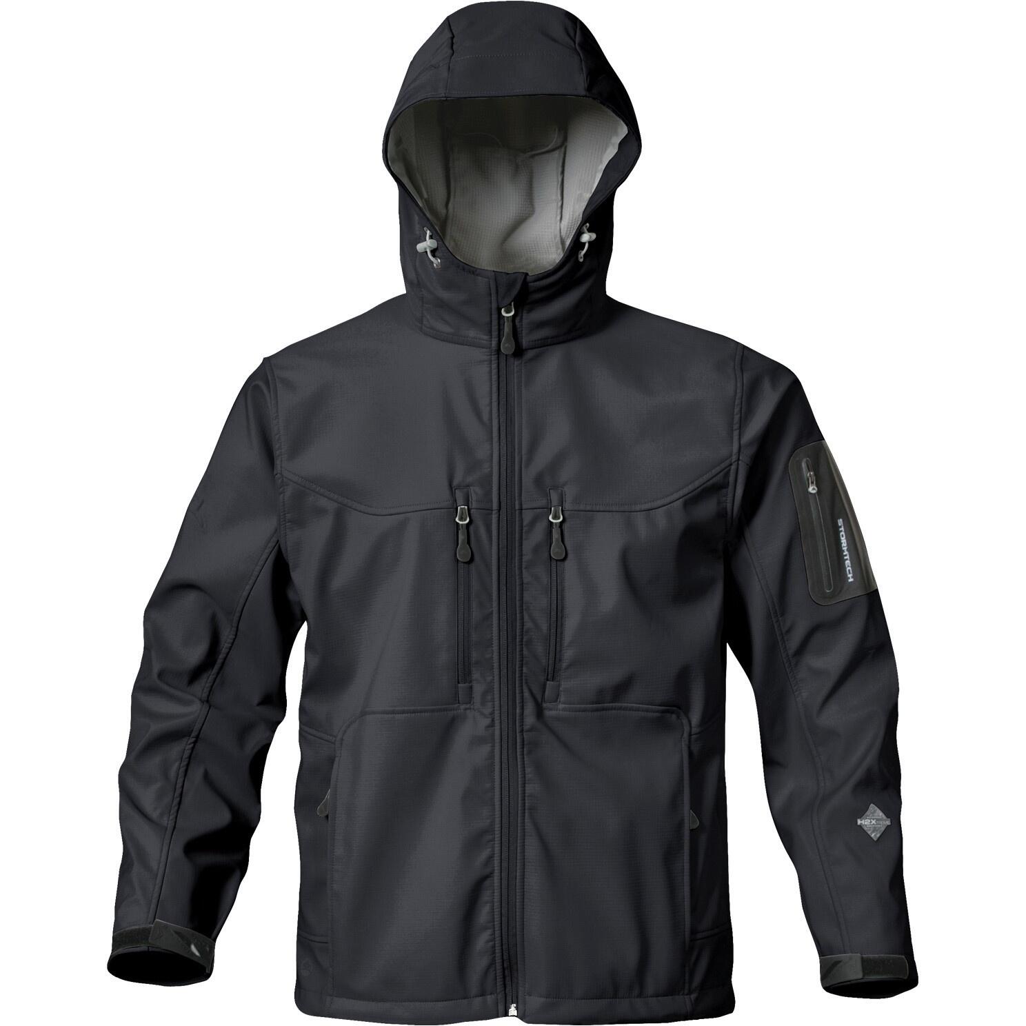 Mens Premium Epsilon H2xtreme Water Resistant Breathable Jacket (Black) 1/3