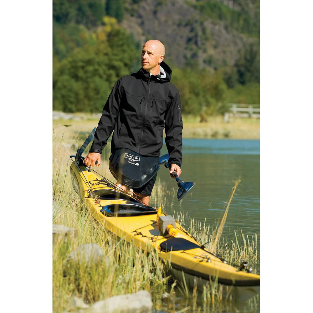 Mens Premium Epsilon H2xtreme Water Resistant Breathable Jacket (Black) 3/3