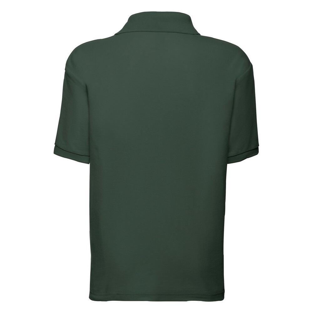 Polo Shirt, Kurzarm (2 StückPackung) Kinder Flaschengrün 2/2