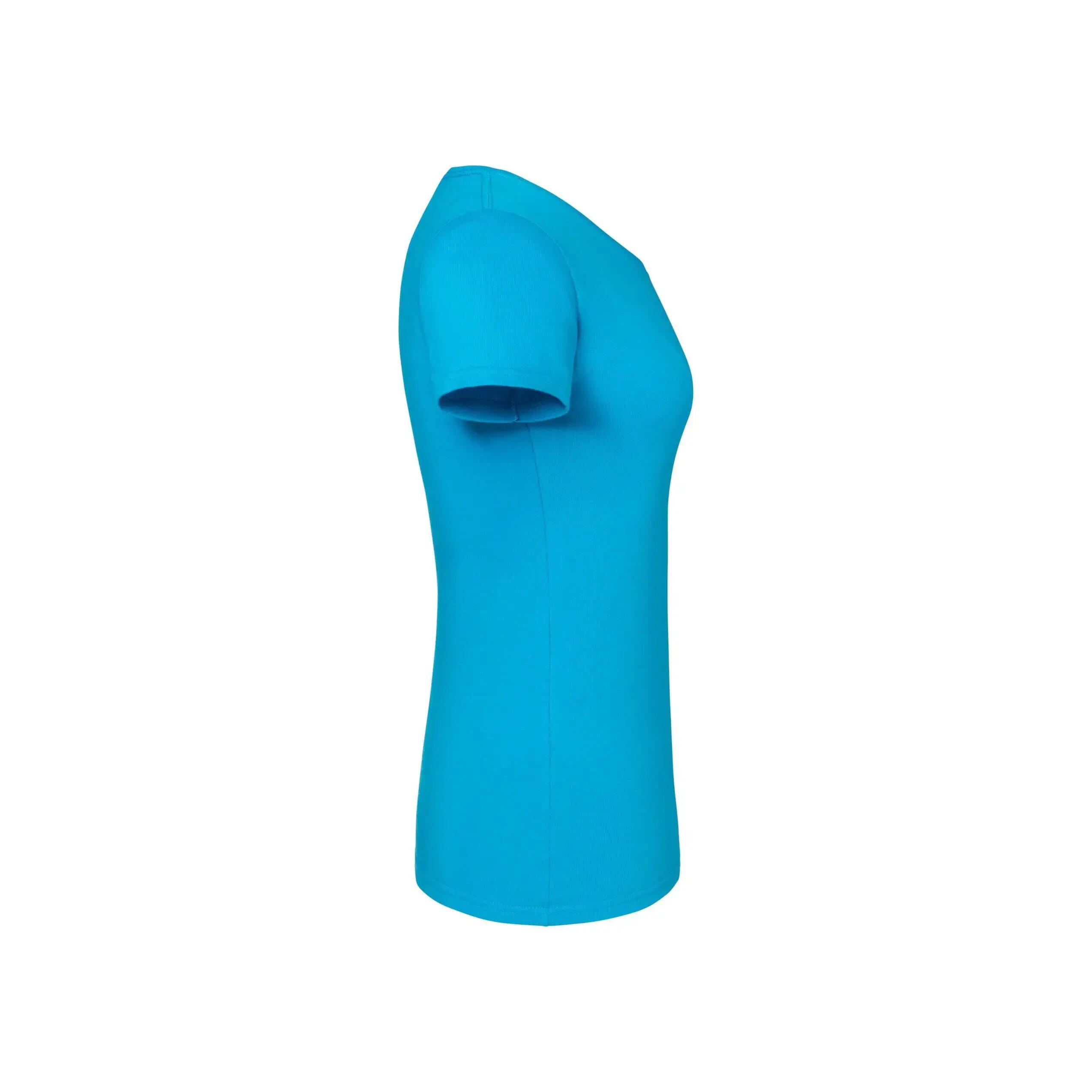 Premium TShirt Damen Azure Blau 3/3