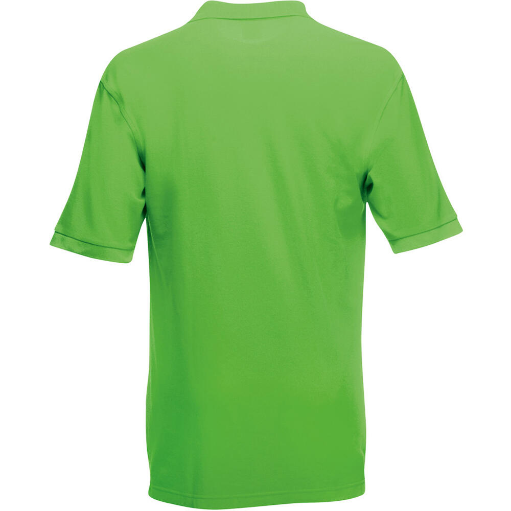 Premium Mens Short Sleeve Polo Shirt (Lime) 2/2