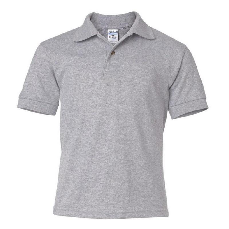 DryBlend PoloShirt (2 StückPackung) Kinder Grau